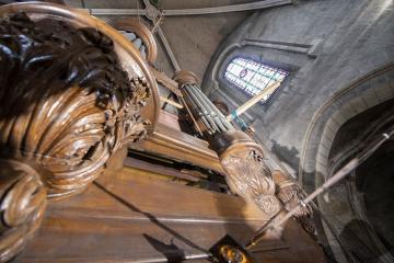 Démontage de l'orgue de Saint Salvi