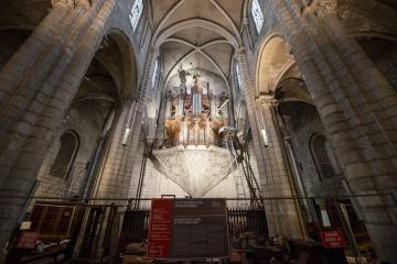 Démontage de l'orgue de Saint Salvi