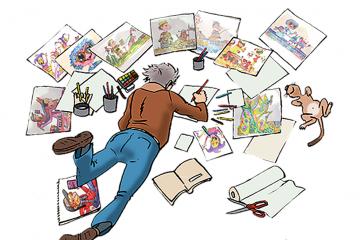 Le carnaval par le dessinateur tarnais Christian Boube