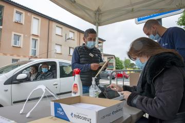 Distribution de masques
