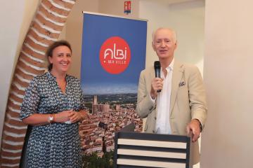 Plaque en hommage aux donateurs du Musée Toulouse-Lautrec  