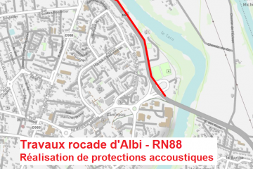 Travaux RN88 - Rocade d'Albi