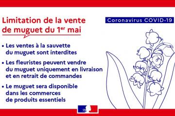 Limitation de la vente de muguet le 1er mai 2020 