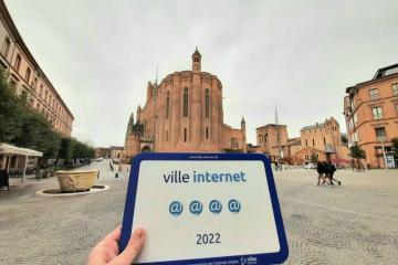 Albi distinguée « Ville Internet @@@@ 2022 »