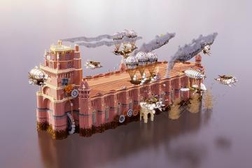 Cathédrale steampunk