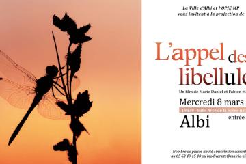 8 mars 2023 : soirée « L'appel des libellules »