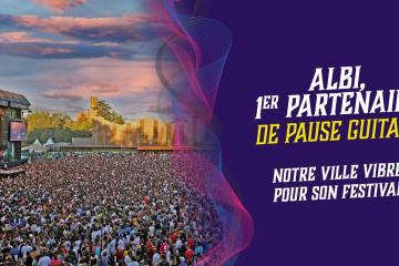 Albi 1er partenaire de Pause Guitare
