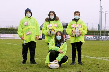 Les jeunes ramasseurs du Sporting
