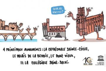 Albi patrimoine mondial en dessins