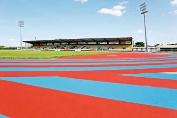 La piste du Stadium homologuée pour des épreuves internationales