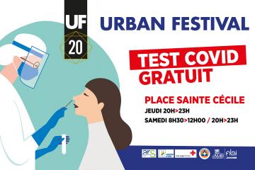 Urban Festival test COVID gratuits