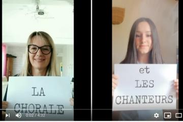 Une chorale solidaire en ligne