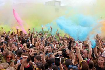 Albi "Color run" 2023 sur le circuit d'Albi