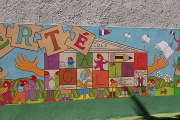 Inauguration fresque école JJ Rousseau