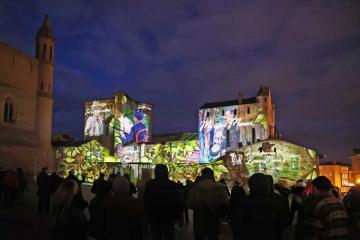 Noël à Albi 2022 - Mapping architectural au palais de la Berbie