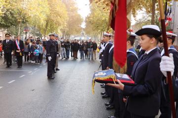 Remise de fanion à la Préparation Militaire Marine «La Perouse»
