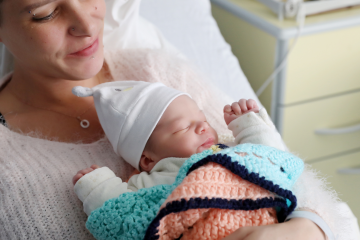 Premier bébé de l'année le petit Mathys