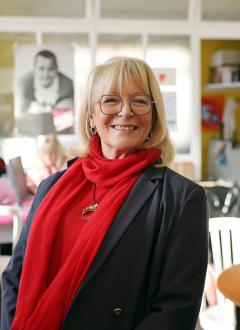 Véronique Guierre, responsable de l'antenne albigeoise des Restos du coeur
