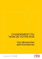 Vos démarches suite au changement du nom de votre rue