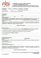 Demande d'accès pour travaux sur les cimetières d'Albi