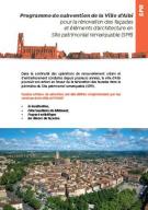 Programme de subventions de la Ville d'Albi pour la restauration de façades et éléments d'architecture en Site patrimonial remarquable  SPR