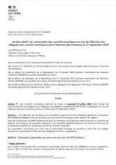 Arrété préfectoral du 1er juillet 2020