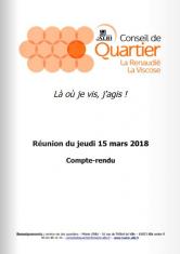 Conseil de quartier Renaudié 15 mars
