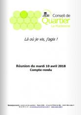 conseil de quartier Madeleine 10 avril 2010