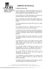 Règlement - Salle de lecture des archives municipales