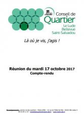 Conseil de quartier Lude Bellevue Saint Salvadou 17 octobre 2017