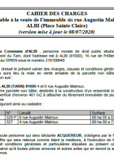 Annexe 2 : Cahier des charges