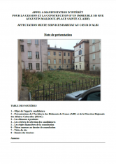 Note de présentation 
