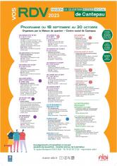 Activités et animations septembre/octobre 2023 à la Maison de quartier-centre social de Cantepau