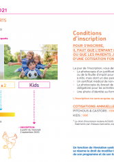 Ecole Municipale des Sports - Bulletin 2021